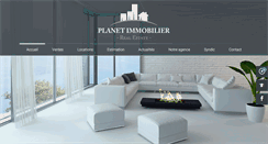 Desktop Screenshot of planetimmobilier.com